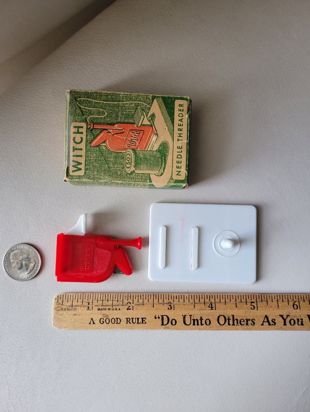 Vintage Witch Needle Threader Made in Western Germany ~ 1950s (?) ~ Sewing - Picture 2 of 12